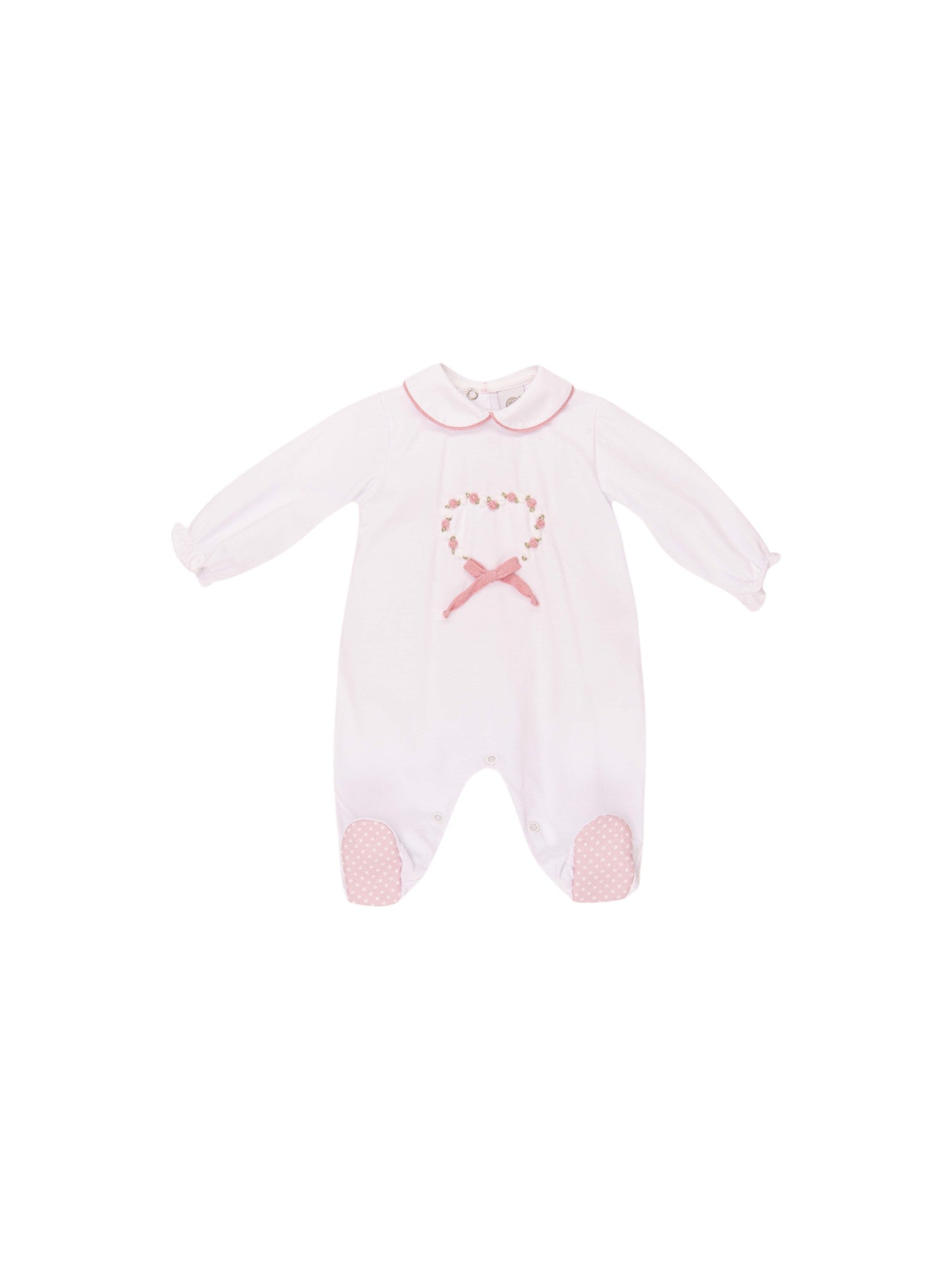 Tutina Neonata BIANCO EB2714 -  NANU' BABY