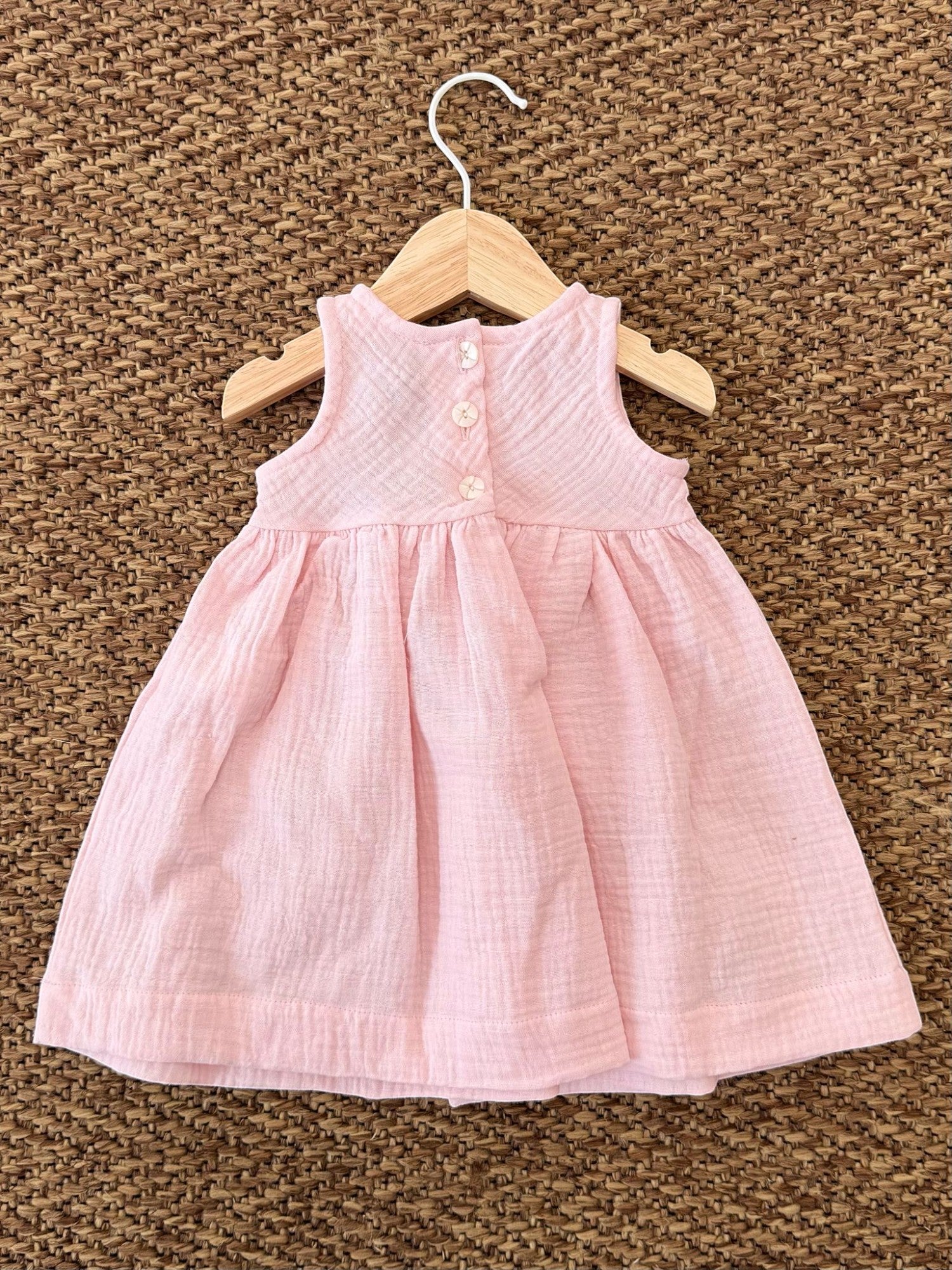 Abito Tessuto Bimba ROSA M31221/560 -  NANU' BABY