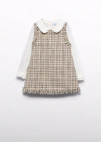 Abito Bimba Beige 5582/4 by ABEL & LULA
