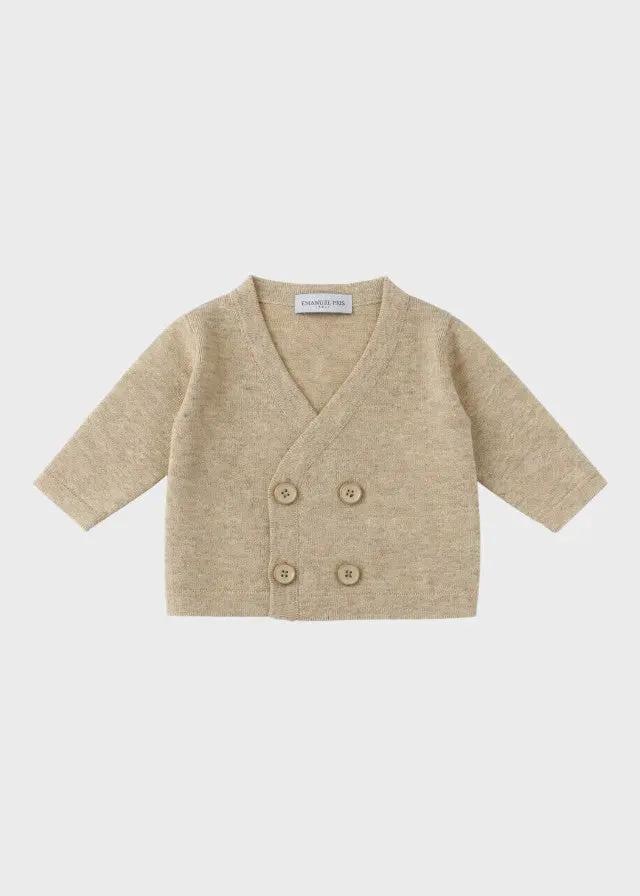 Giacca Cerimonia Bimbo Beige ECA007I/B by EMANUEL PRIS