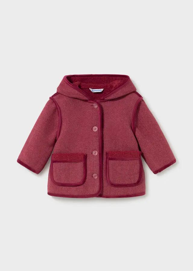 Cappotto Bimba Bordeaux 2434/76 by MAYORAL
