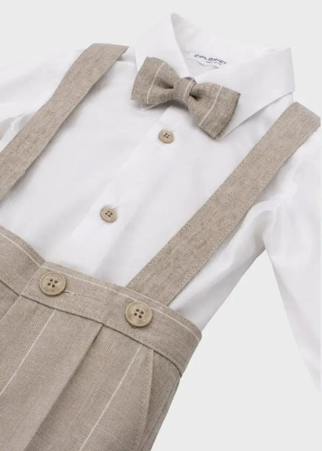 Completo Cerimonia Bimbo Beige MN408417/4952-26 by COLORICHIARI