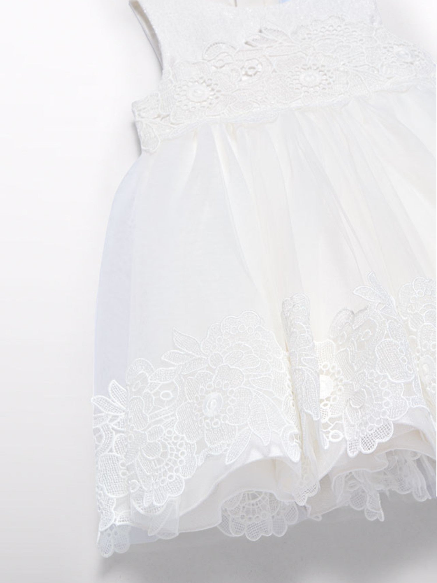 Abito  tulle guipure Bimba PANNA 5005 /7 -  NANU' BABY
