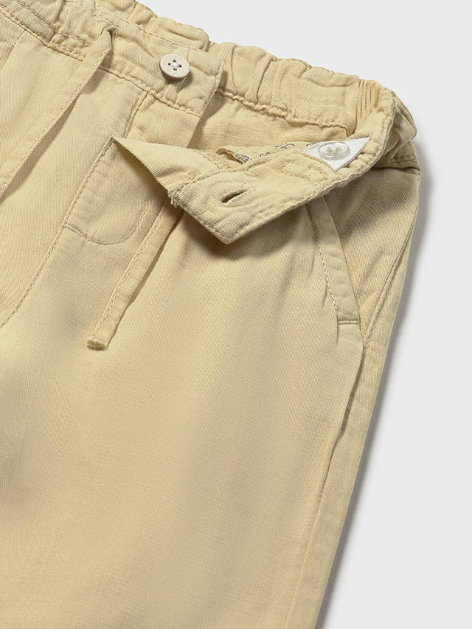 Pantalone lino relaxed Bimbo BEIGE 1580/80 -  NANU' BABY