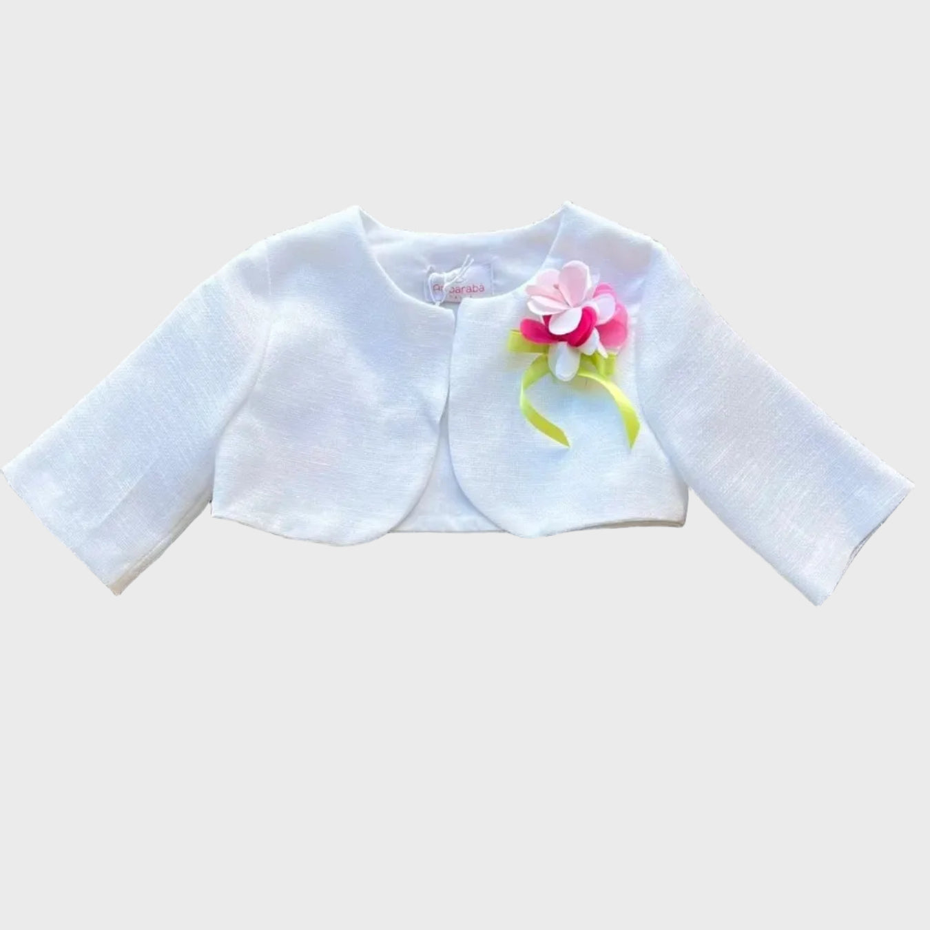 Giacca Bimba Bianco FF37024/T01 by AMBARABA'