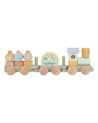 Treno a blocchi in legno Multicolore LD7435 by LITTLE DUTCH