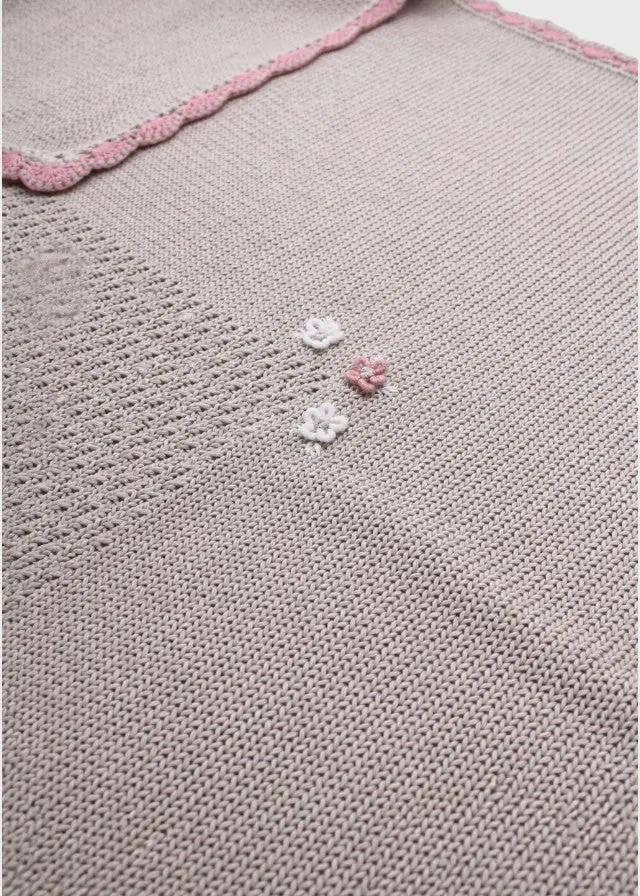 Coperta Neonata Tortora NAIME/CO-T by PICCOLA GIUGGIOLA