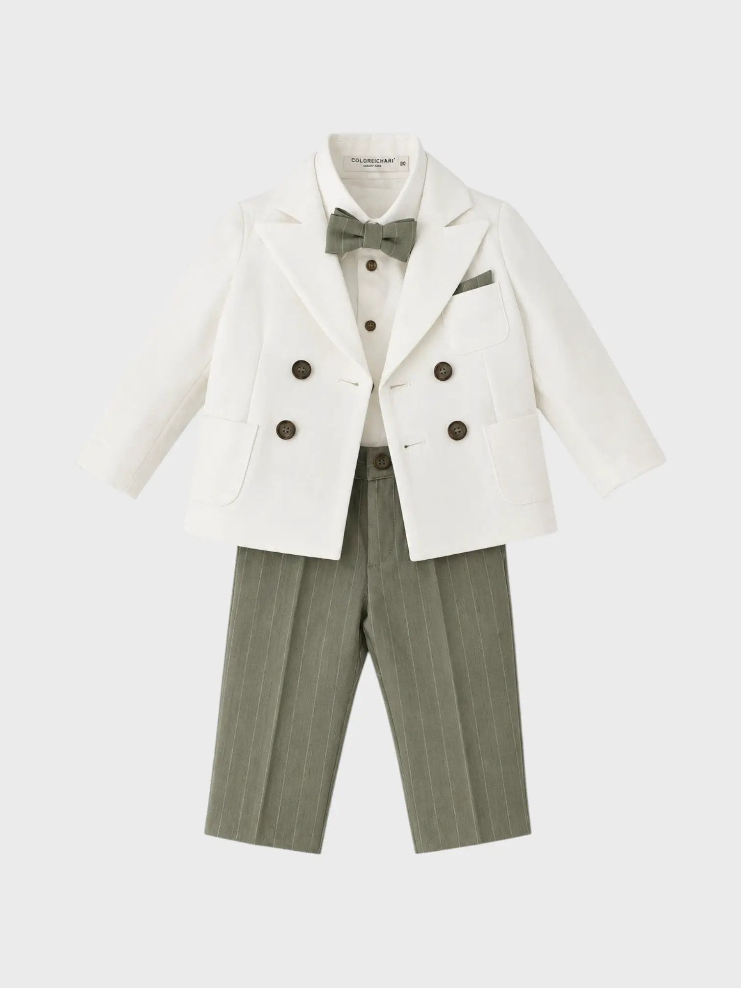 Completo Cerimonia Bimbo Verde MN508723/3626 by COLORICHIARI
