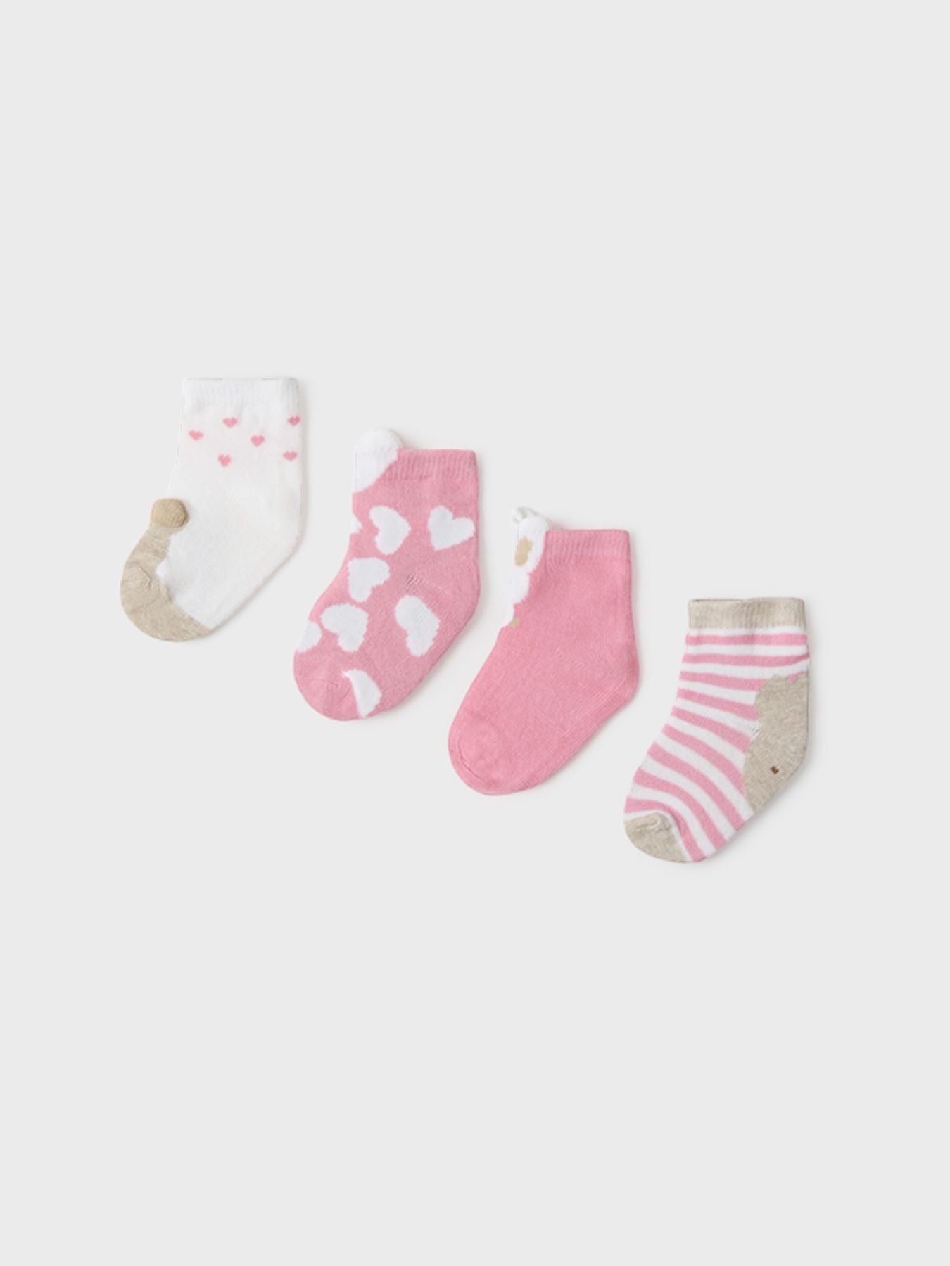 Set 4 calze  ROSA 9711/R -  NANU' BABY