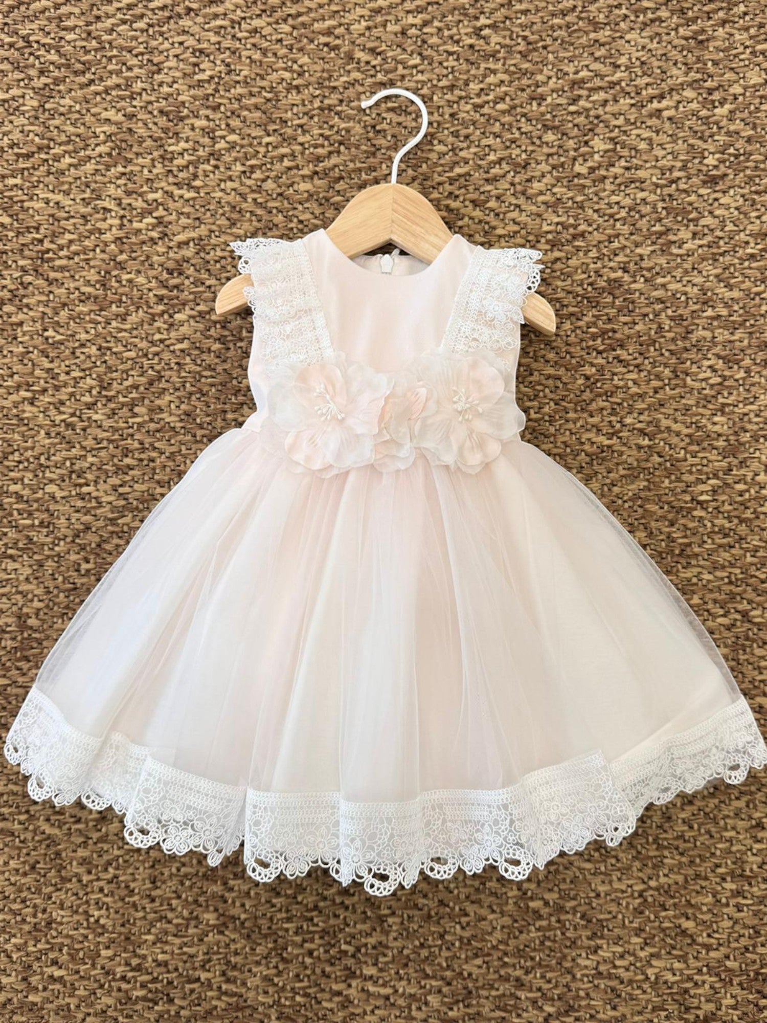 Abito Cerimonia Bimba ROSA FB086/R -  NANU' BABY