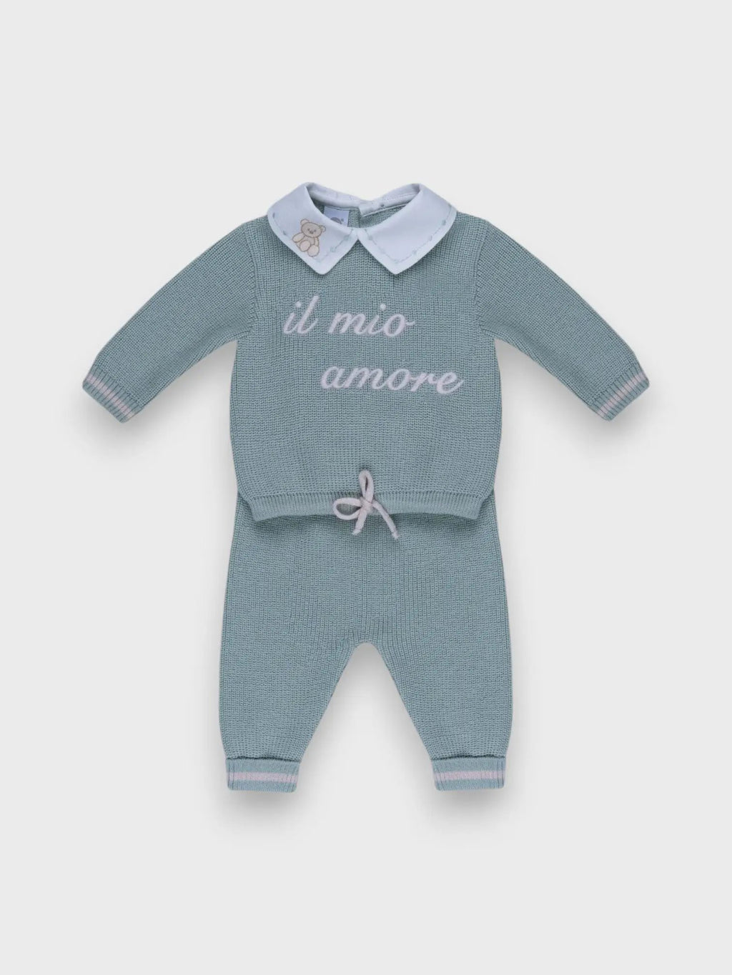 Completo nascita Neonato Verde IS6550 by MARLU'