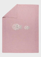 Coperta Neonata Rosa FISH AND FLOWER 197/M by BABY LORD