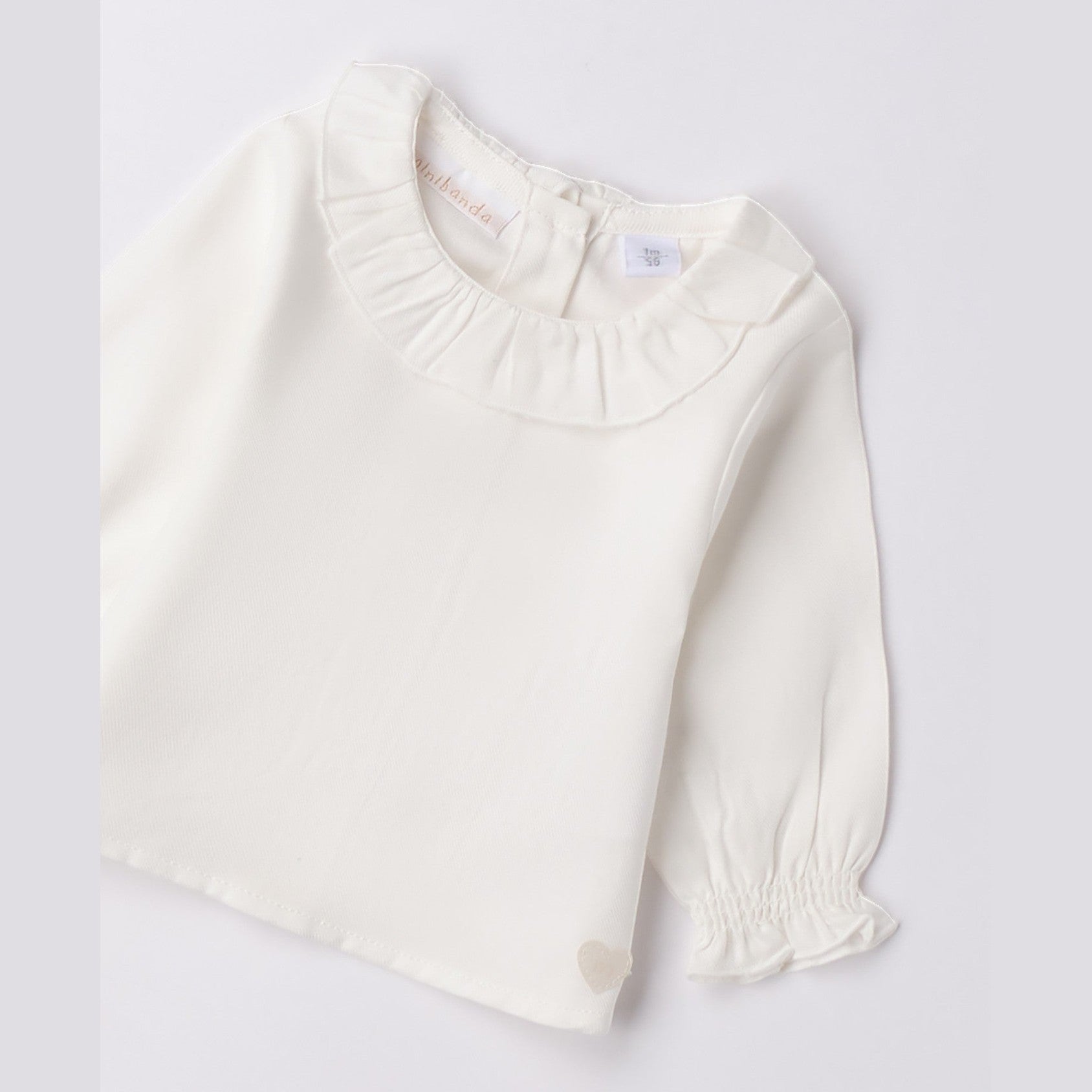Camicia Ml Bimba Bianco 3F700/112 -  NANU' BABY