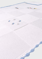 Coperta Neonato Bianco MARIO/CO by PICCOLA GIUGGIOLA