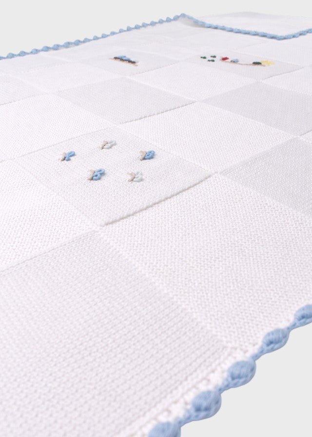 Coperta Neonato Bianco MARIO/CO by PICCOLA GIUGGIOLA