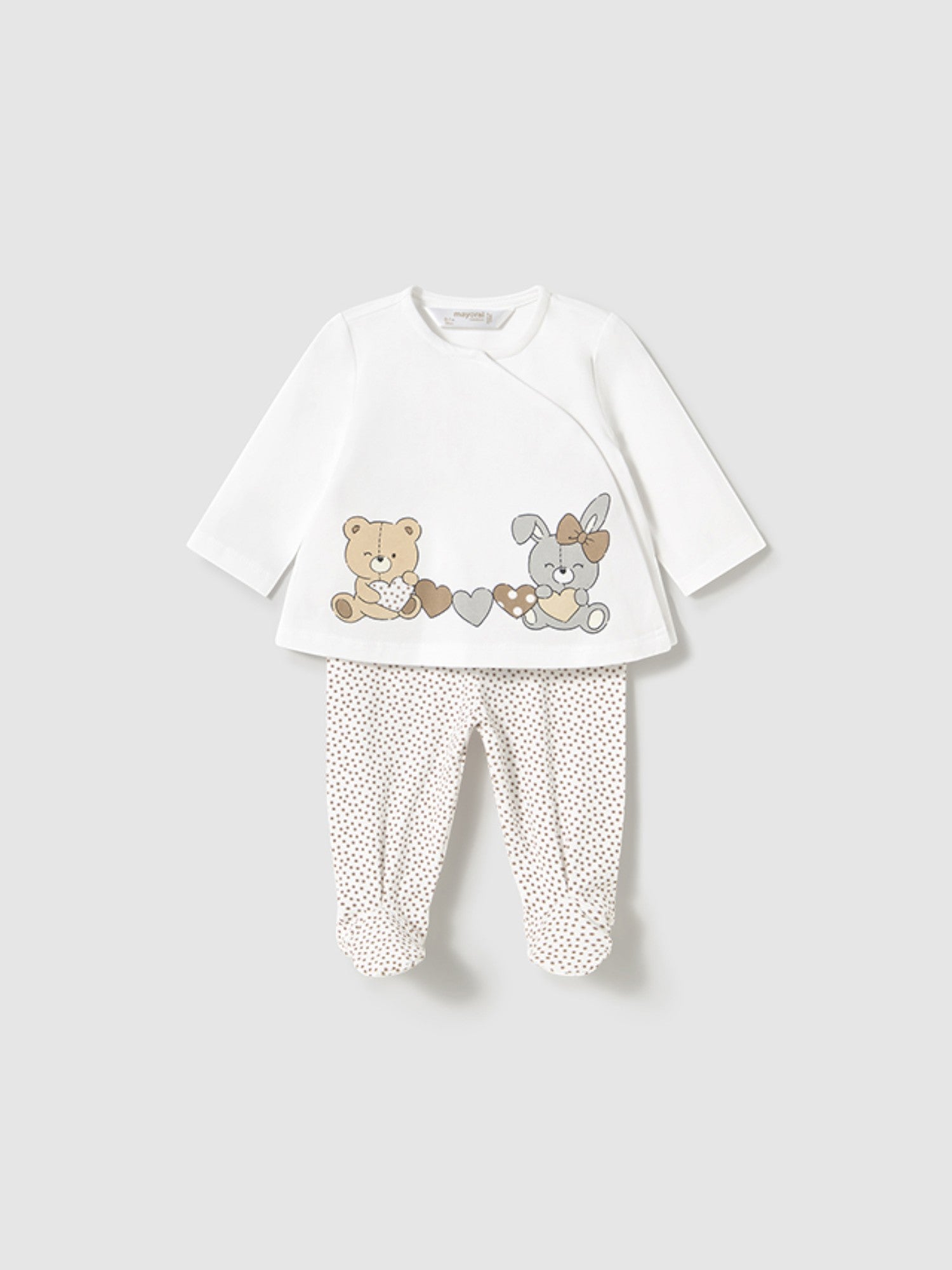 Completo ghettina Neonata BEIGE 1588 /BE -  NANU' BABY