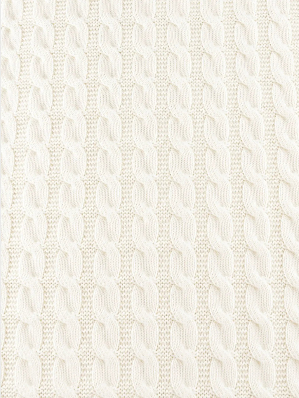 Coperta Neonato Bianco TRECCIA 123/30 by BABY LORD