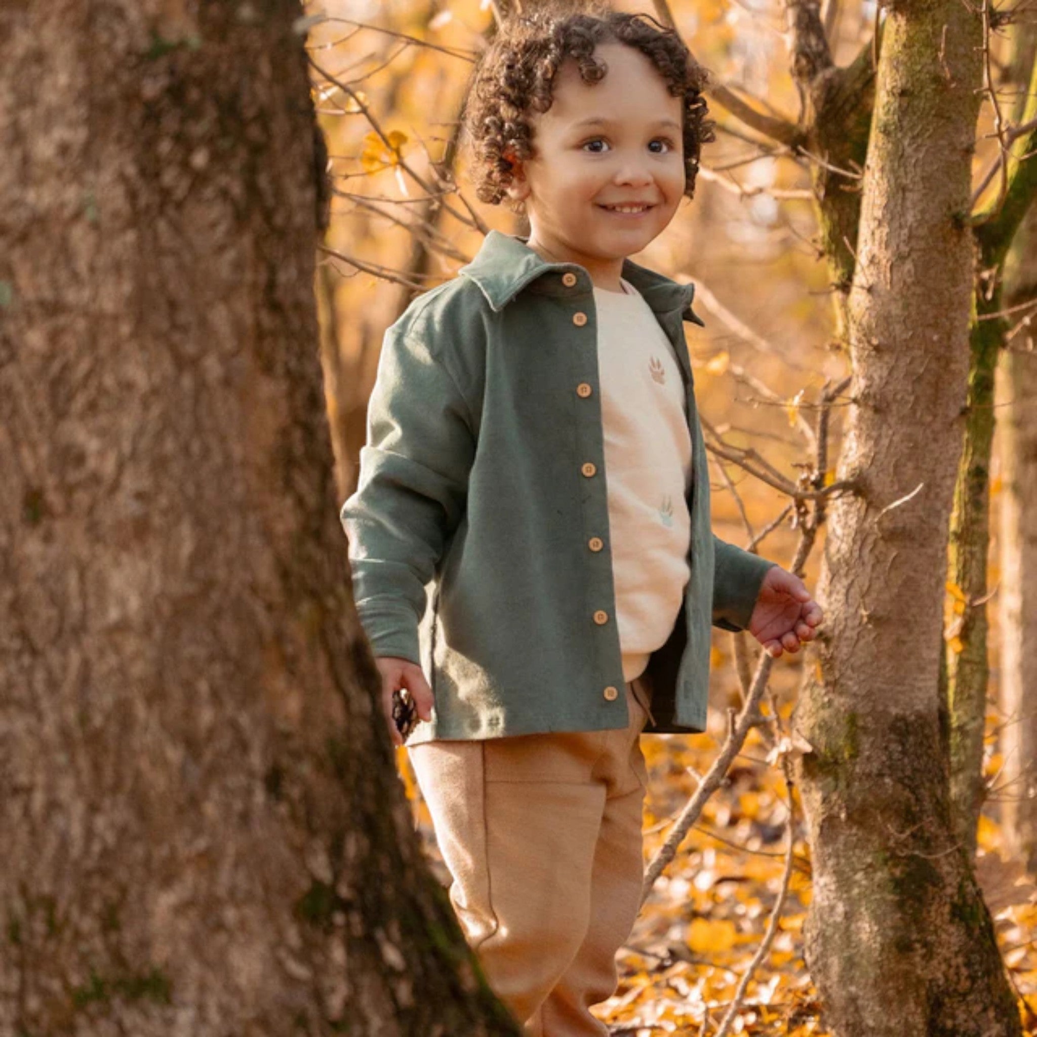 Tracksuit bottoms - Friends of the Forest Boy Brown CL25093055