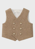 Gilet Bimbo Ecru PC05402 by PURE