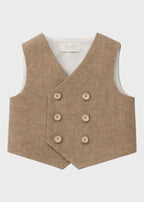 Gilet Bimbo Ecru PC05402 by PURE