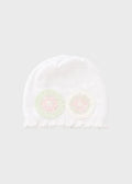 Cuffia Neonata Bianco EP1971 by MARLU'
