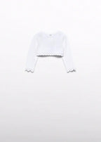 Giacca Bimba Bianco 5301/26 by ABEL & LULA