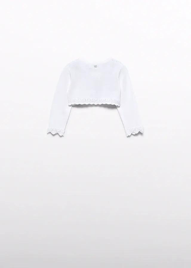 Giacca Bimba Bianco 5301/26 by ABEL & LULA