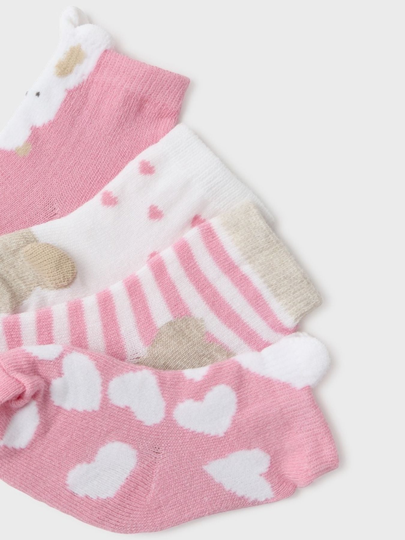 Set 4 calze  ROSA 9711/R -  NANU' BABY