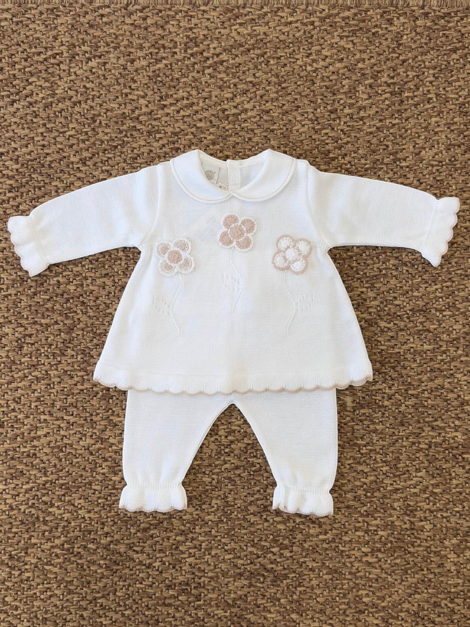 Completo nascita Neonata BIANCO EB2919 -  NANU' BABY