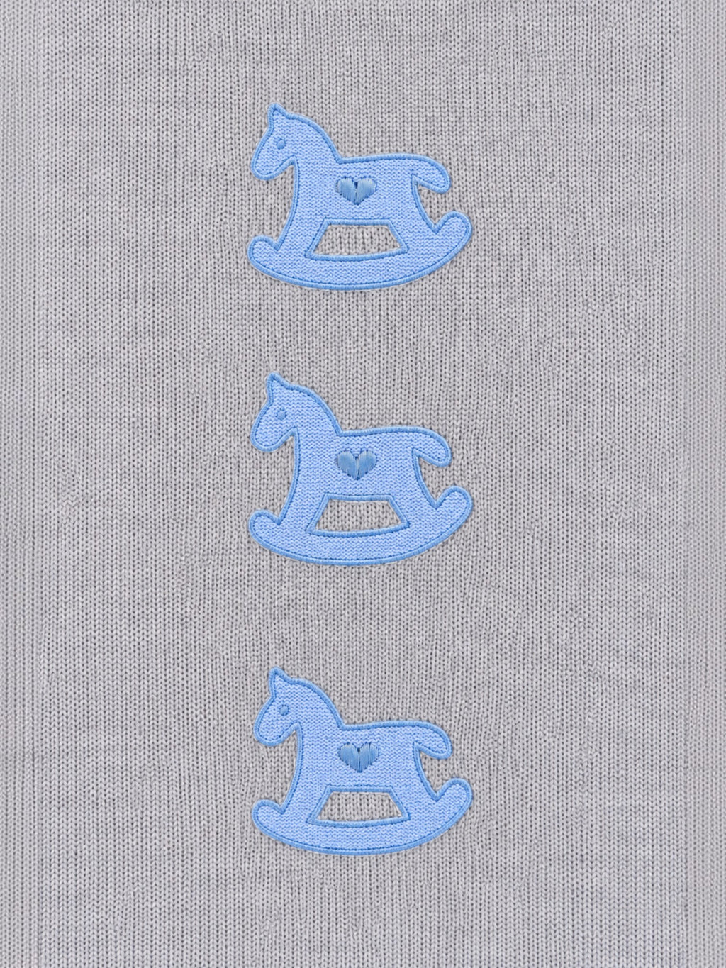Couverture Bébé Gris CHEVAL/120