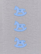 Couverture Bébé Gris CHEVAL/120