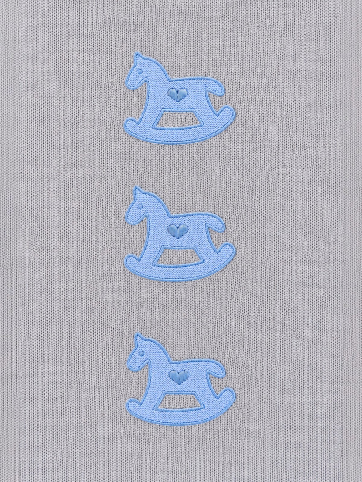 Couverture Bébé Gris CHEVAL/120