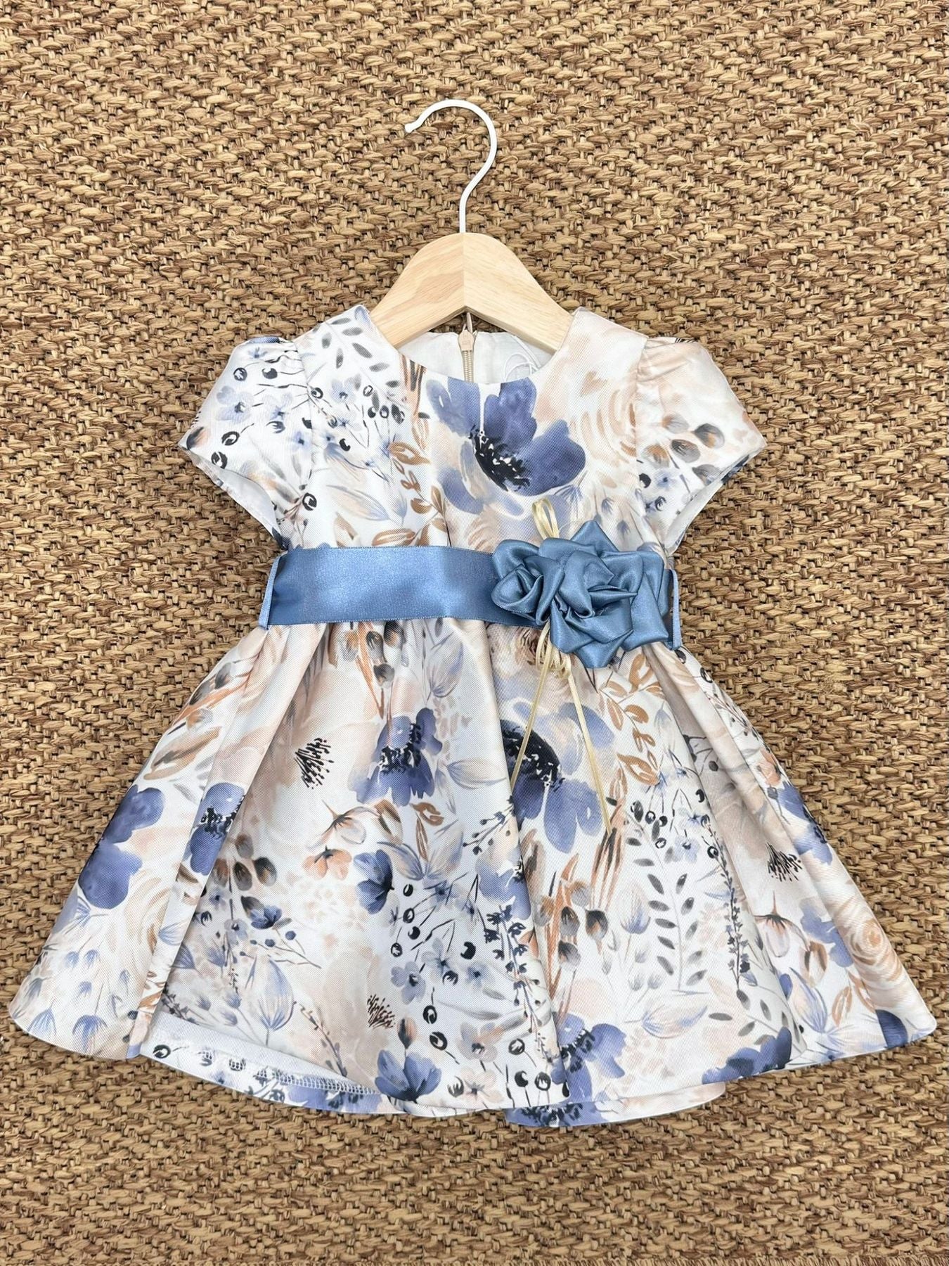 Abito Elegante Bimba BEIGE FF38031 -  NANU' BABY
