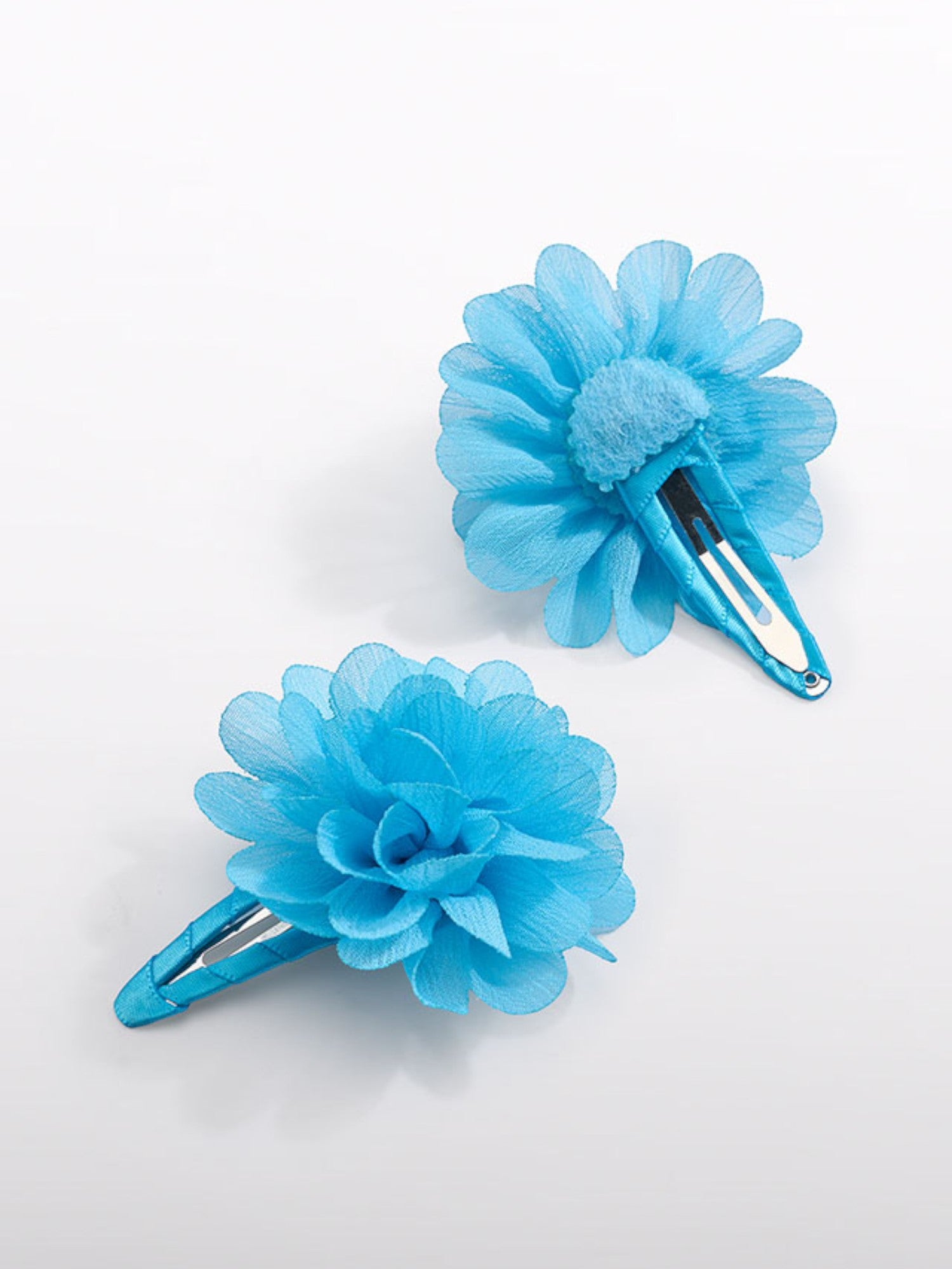Fermaglio fiori bambula  TURCHESE 5439 /66 -  NANU' BABY