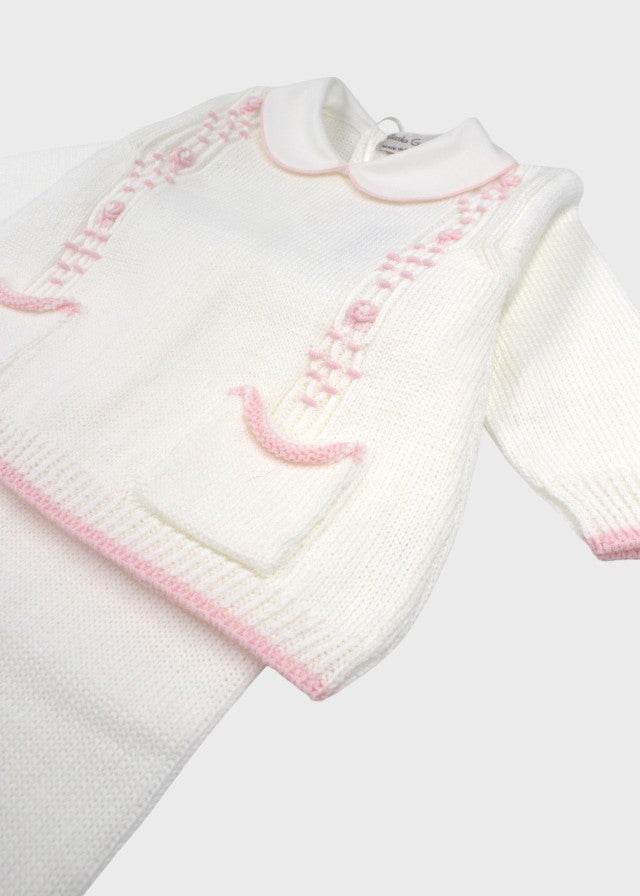 Completo nascita Neonata Bianco MARCO/CN by PICCOLA GIUGGIOLA