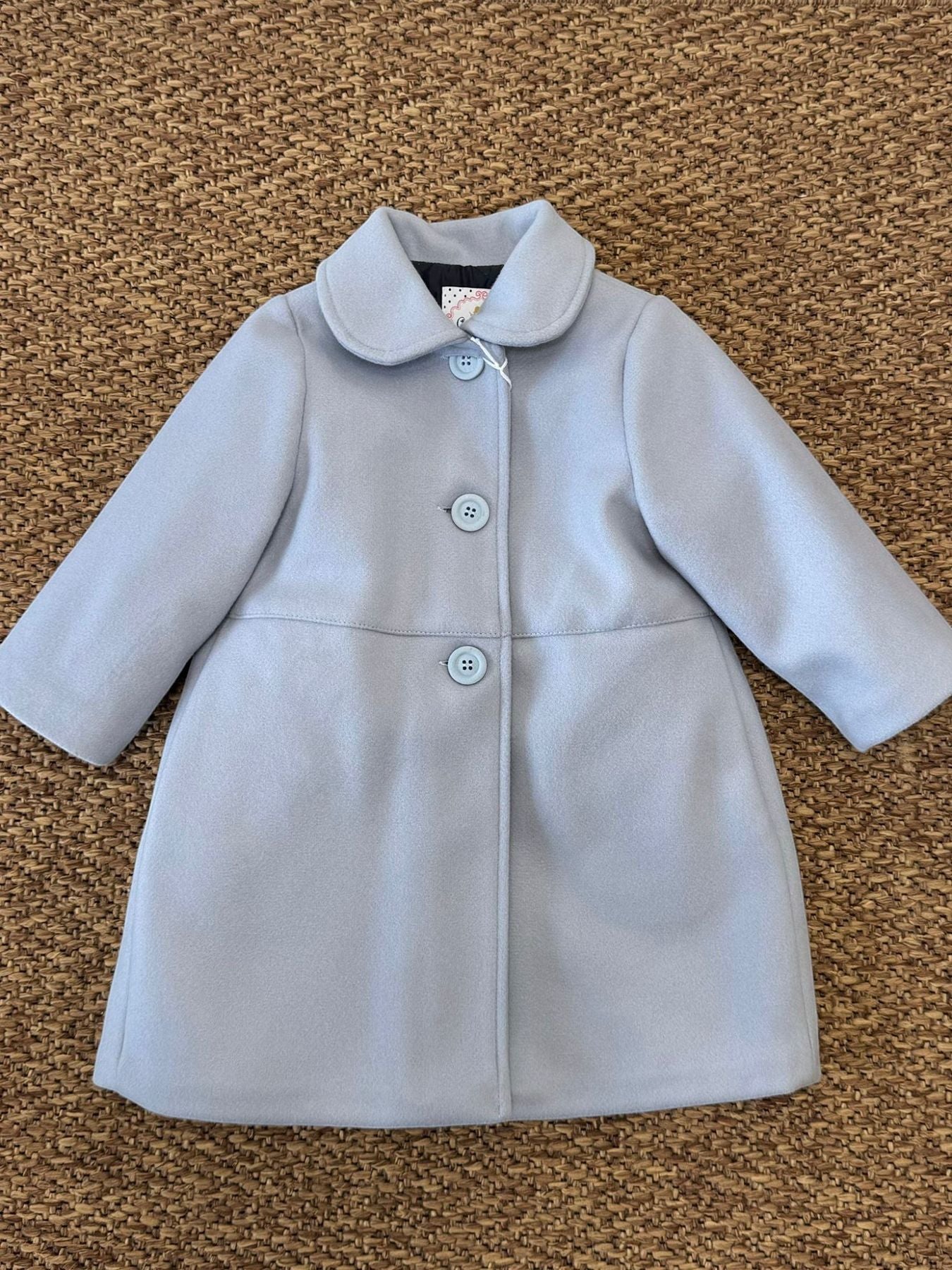 Cappotto in panno Bimba CIELO FF36049/T155/C -  NANU' BABY