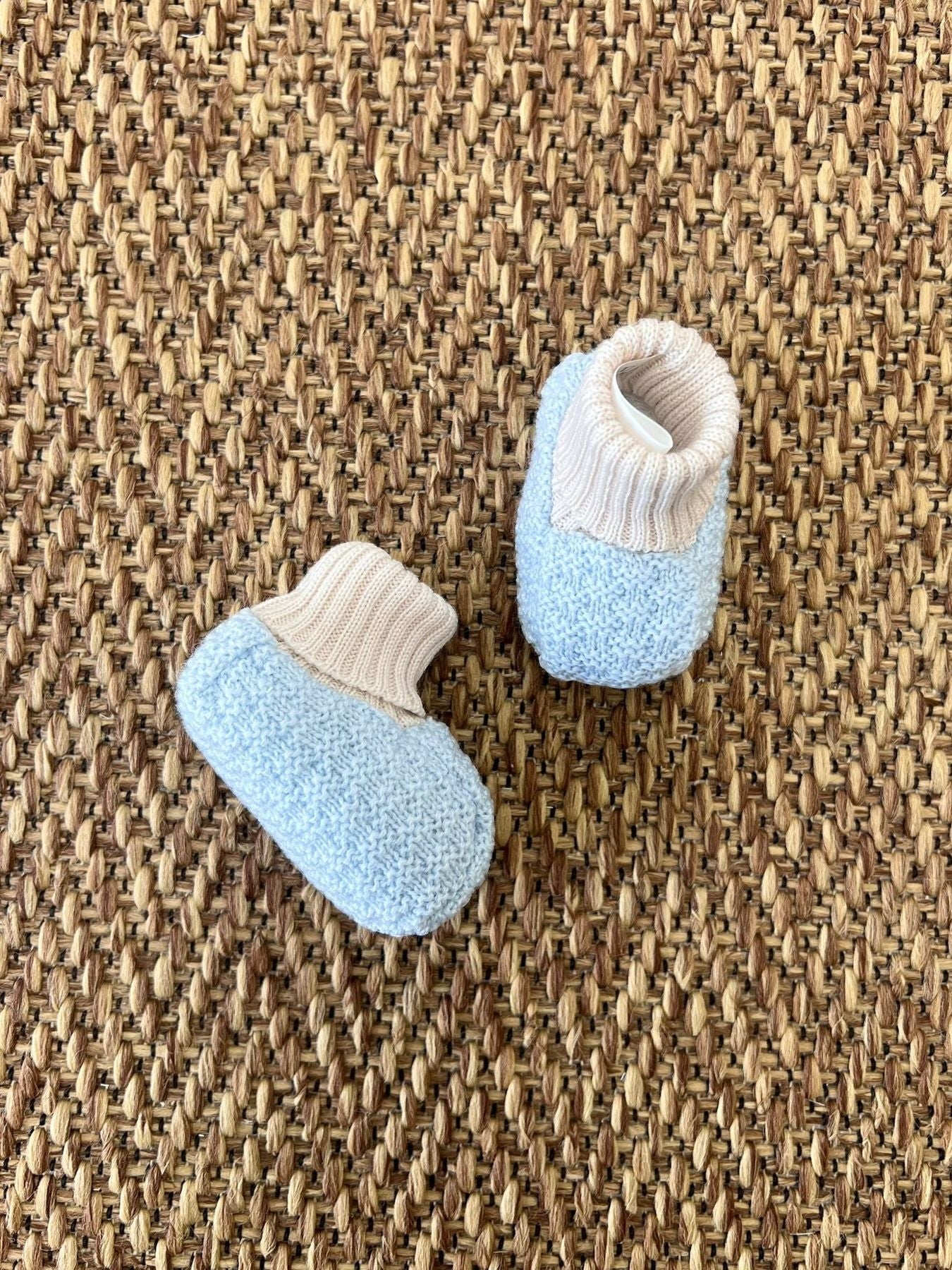 Babbucce Mongolfiera Neonato CIELO IB53S -  NANU' BABY