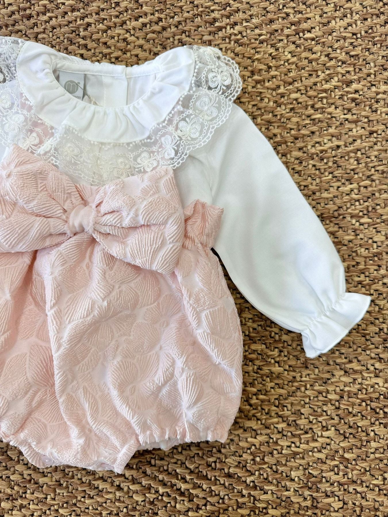 Completo Roselline Bimba ROSA PESCA IB1460BIS -  NANU' BABY
