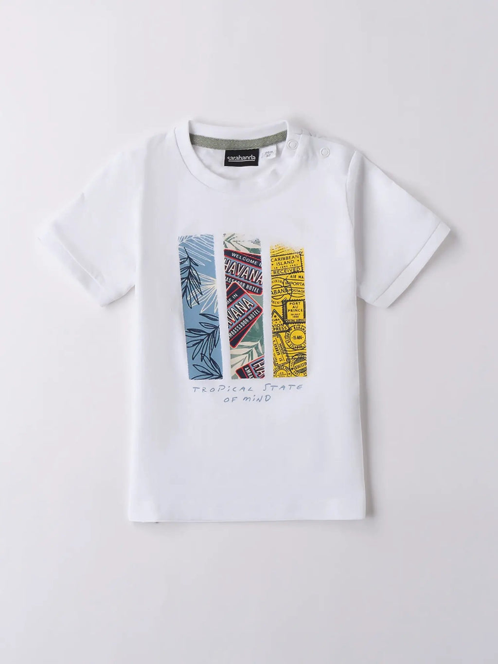 T-shirt Bimbo Bianco 0B141/0113 by SARABANDA