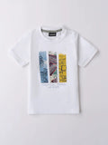T-shirt Bimbo Bianco 0B141/0113 by SARABANDA