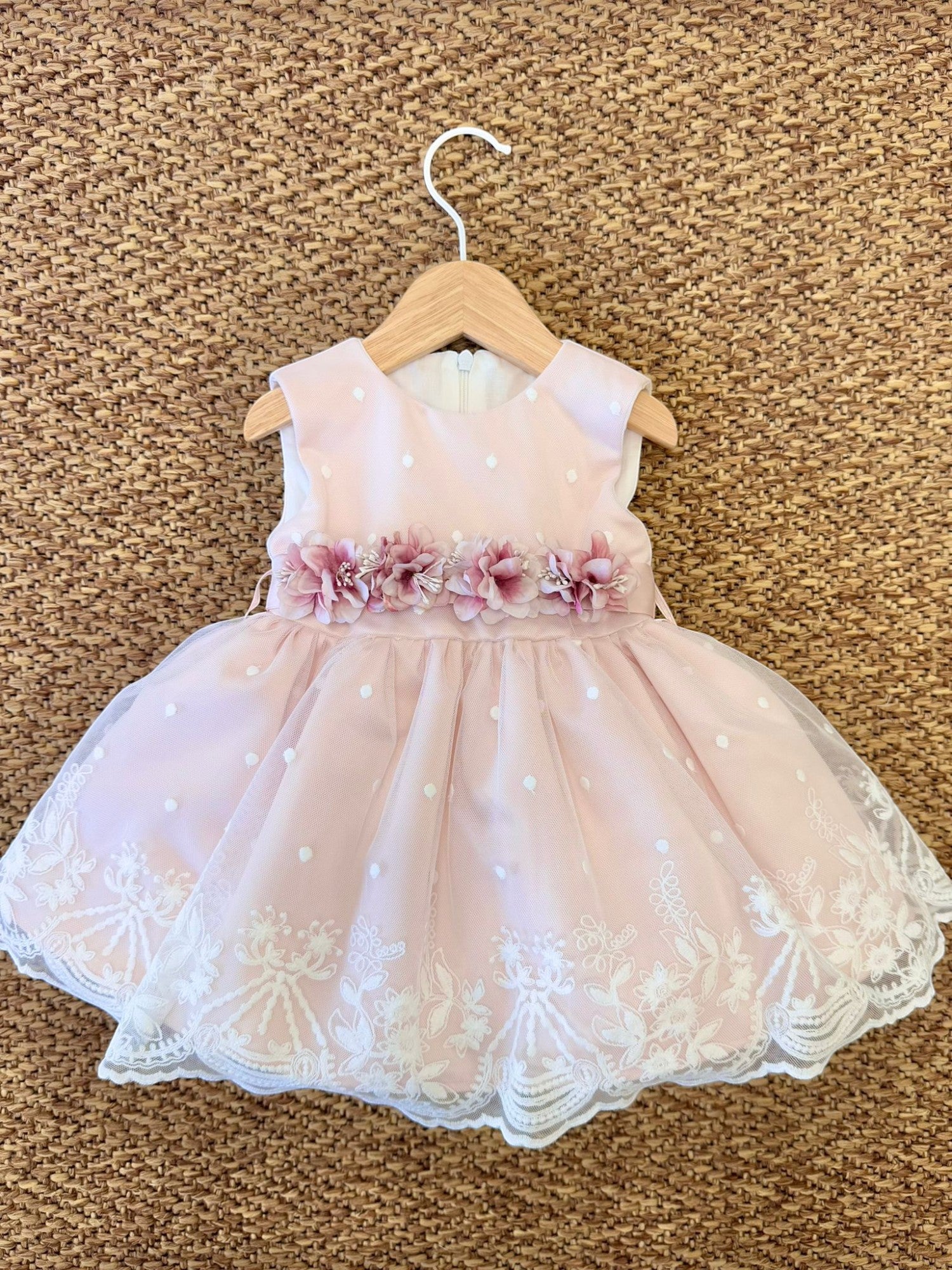 Abito  Cerimonia Bimba ROSA B0436A -  NANU' BABY