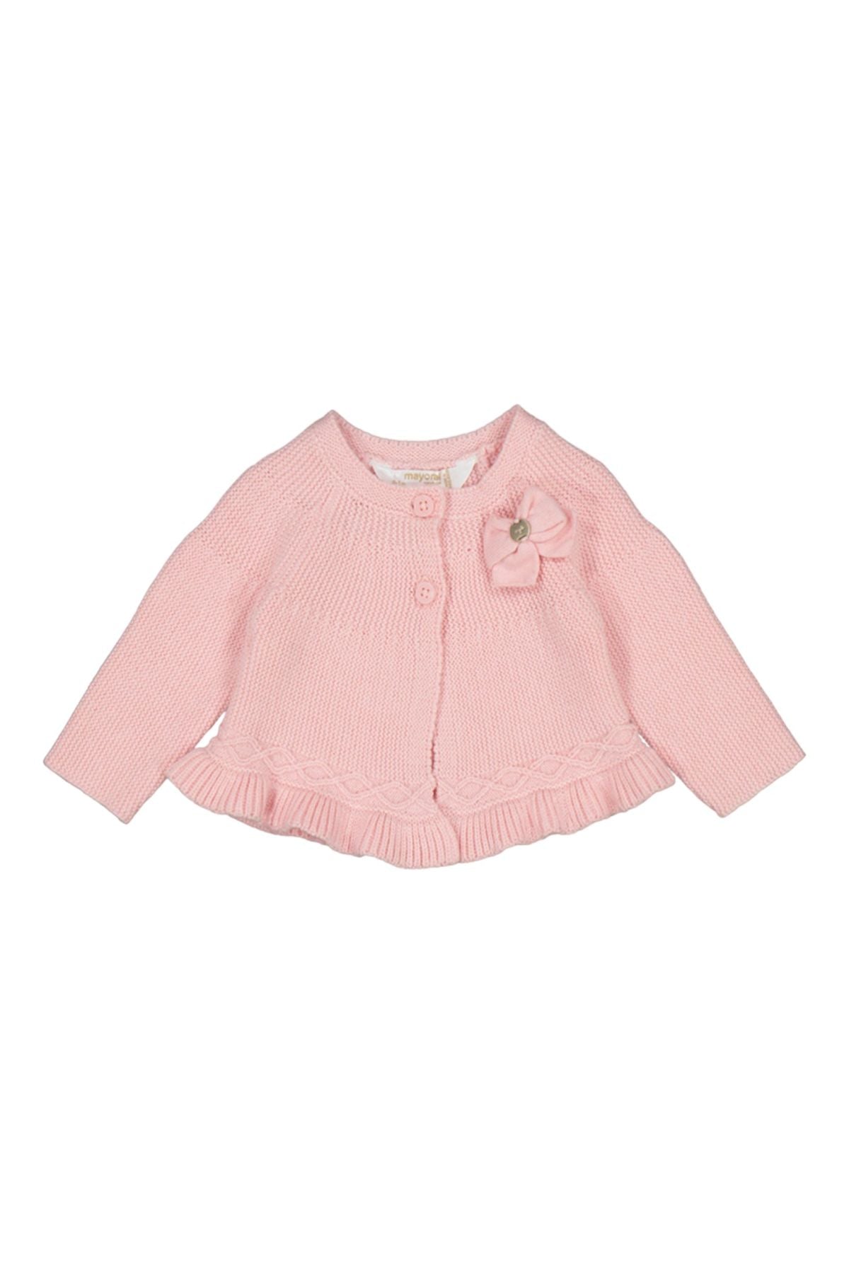Giacchino lungo maglia rosa Bimba ROSA 2303- -  NANU' BABY