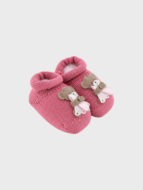 Zapatitos de recién nacida fucsia 3215/RN
