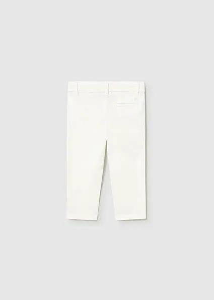 Pantaloni Bimbo Bianco 522/39 by MAYORAL