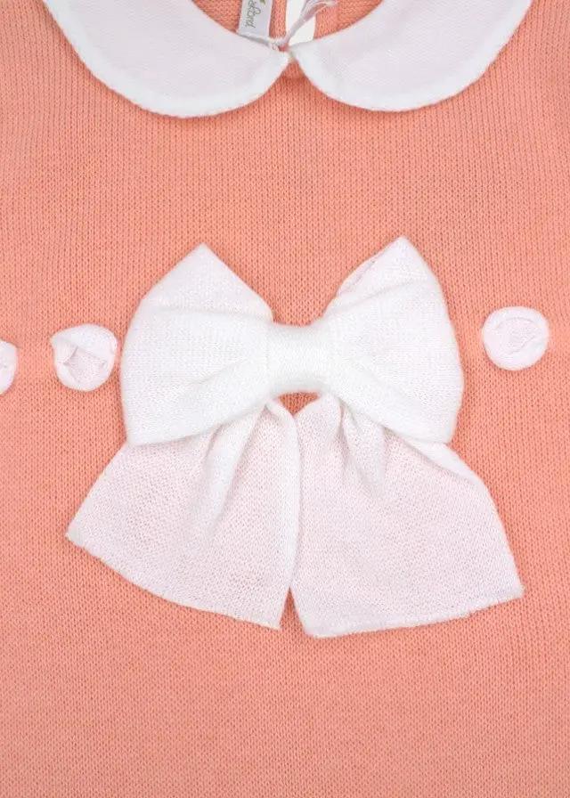 Pagliaccetto Neonata Arancione FIOCCO 355/A by BABY LORD