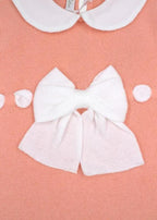 Pagliaccetto Neonata Arancione FIOCCO 355/A by BABY LORD
