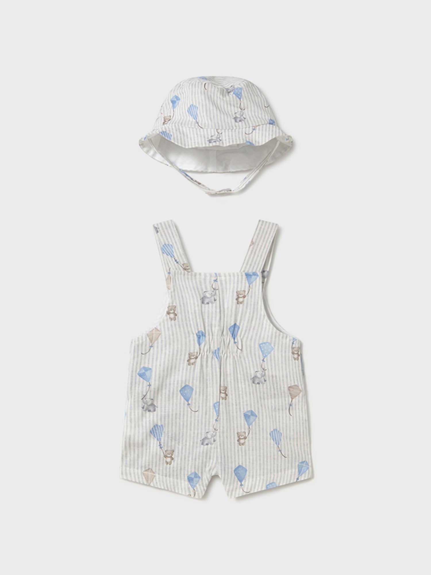Salopette e cappello Bimbo CIELO 1601 /C -  NANU' BABY