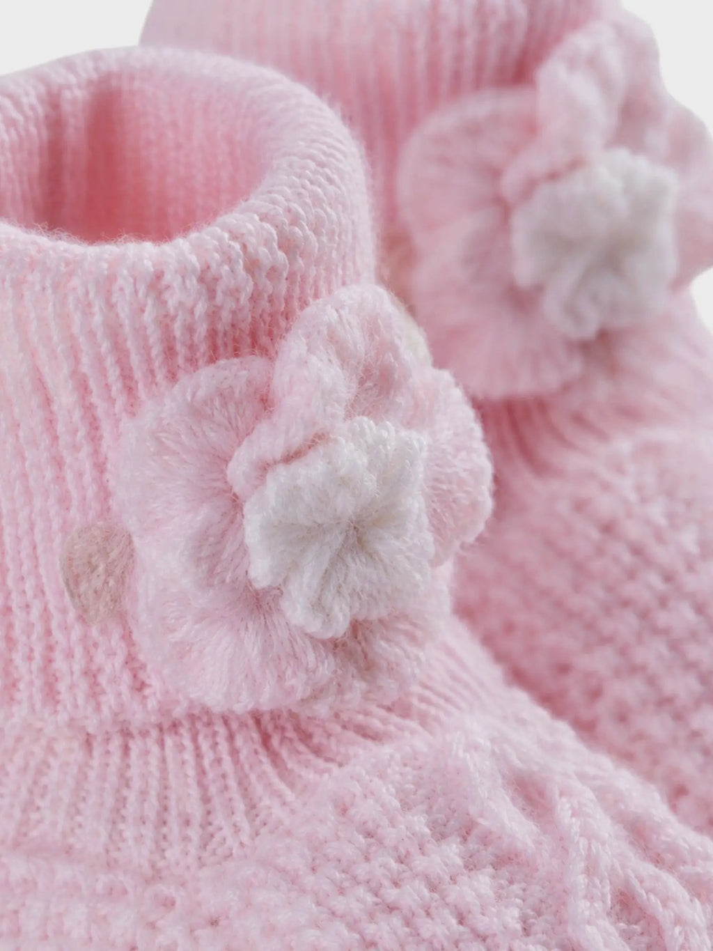 Babbucce Neonata Rosa IS11S by MARLU'