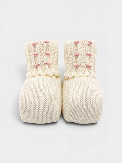 Babbucce Neonata Vaniglia IN11S by MARLU'