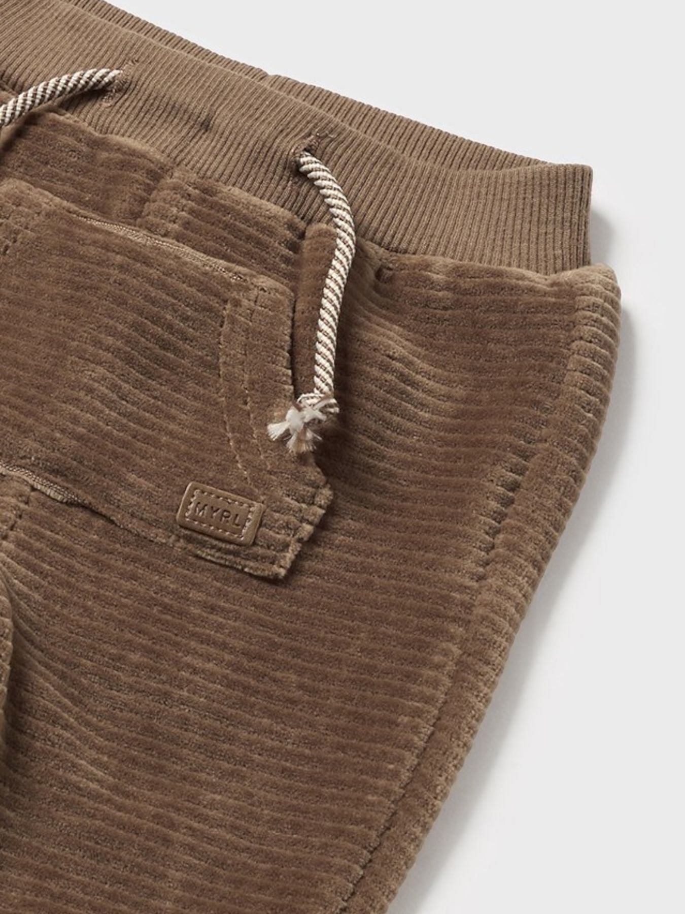 Pantalone lungo punto panno Bimbo MARRONE 1N-2525/MR -  NANU' BABY